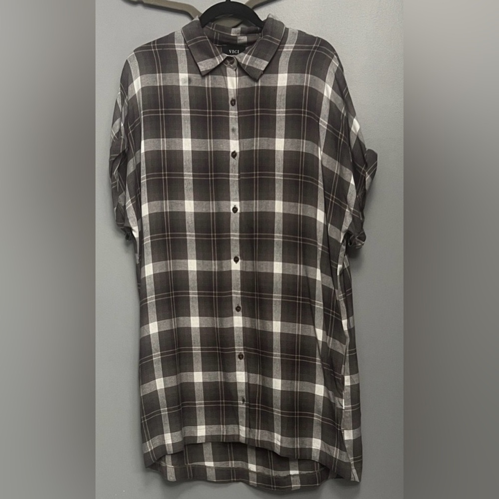 Women’s dress plaid- Black and Gray